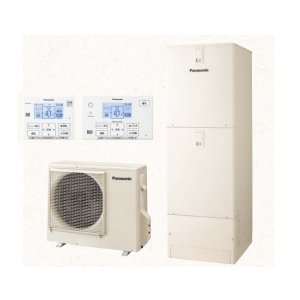 画像: パナソニック [HE-YU37LQV+コミュニケーションリモコン] おひさまエコキュート Yシリーズ ウルトラ高圧 フルオート 屋外設置 370L ♪