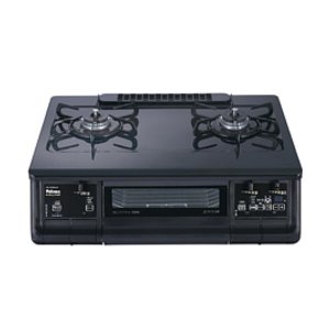 画像: パロマ [PA-380WA-R プロパン] ガスコンロ 右強火力 every chef(エブリシェフ) 幅59cm 水なし両面焼きグリル スマートな黒