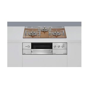 画像: リンナイ [RHS31W38M12RCSTW 都市ガス] ビルトインコンロ 幅60cm DELICIA(デリシア) 強火力(左・右) スパークリングカッパー ザ・ココット付属 ♪