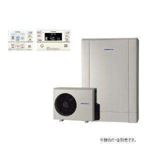 画像: コロナ [CHP-ED302AZ1+無線LAN対応インターホンリモコン] エコキュート フルオート 高圧力パワフル給湯・薄型・デザインエコ 一般地向け 300L ♪