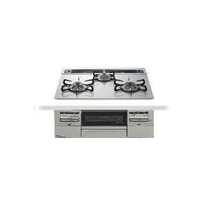 画像: パロマ [PD-743WS-60GH プロパン] ビルトインコンロ BRilliOα 60cm 3口 水なし両面焼グリル シャインシルバー (ラ・クックグラン同梱)