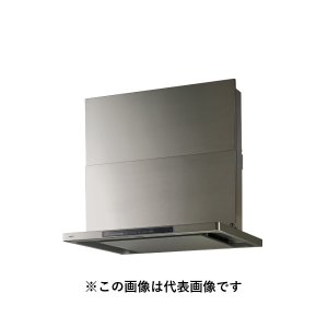 画像: ノーリツ NFG6S27MSV レンジフード Curara クララタッチ コンロ連動 スリム型ノンフィルター（シロッコファン） 60cm ウォームシルバー スライド前幕板同梱 ♪