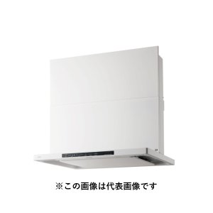 画像: ノーリツ NFG6S26MWH レンジフード Curara クララ コンロ連動 スリム型ノンフィルター（シロッコファン） 60cm ホワイト スライド前幕板同梱 ♪