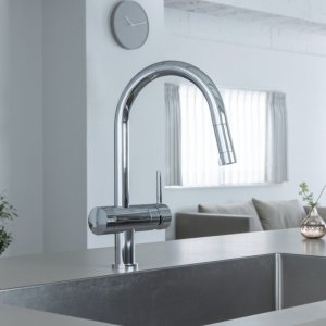 画像: 三菱ケミカル・クリンスイ F915HU アンダーシンク複合水栓 ビルトイン浄水器 一般地用 (F914HU の後継品)