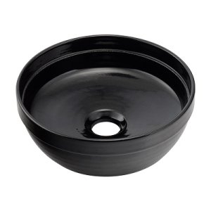 画像: カクダイ 493-276-D 洗面所 丸型手洗器 和風 瑠珠 陶器製 信楽焼 置型 とこしえ [♪」