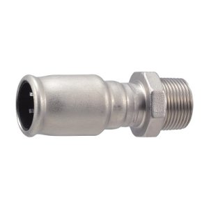 画像: カクダイ 648-20-2020 水栓金具 外ネジアダプター 20X20