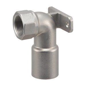 画像: カクダイ 648-40-1313 水栓金具 座つき水栓エルボ 13X13
