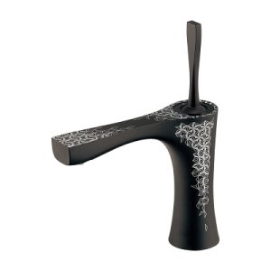 画像: カクダイ 183-361-S 水栓金具 シングルレバー混合栓 Buttobi 凛 ブレードホース 逆流防止機能なし 麻葉