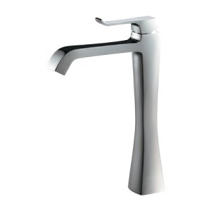画像: カクダイ 183-370C-CH 水栓金具 シングルレバー混合栓 トール RATONA ブレードホース 逆流防止機能なし