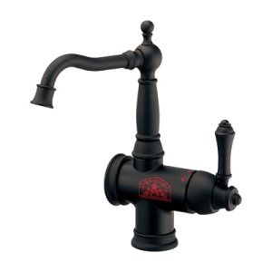 画像: カクダイ 183-549-R 水栓金具 シングルレバー混合栓 Beatrice ブレードホース 逆流防止機能なし ルージュ