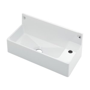 画像: カクダイ 493-155 洗面所 壁掛手洗器 Luju 壁掛け