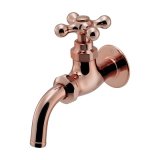 画像: カクダイ 701-611-BR 水栓金具 万能ホーム水栓 凍結防止付 カッパーブラウン