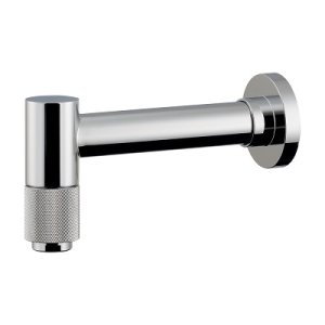 画像: カクダイ 702-080B-CH 水栓金具 横水栓 ロング 鎚 90°ハンドル開閉