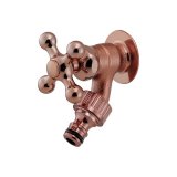 画像: カクダイ 703-251-BR 水栓金具 散水栓 カッパーブラウン