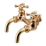 画像: カクダイ 704-321-AG 水栓金具 双口万能ホーム水栓 アンティークゴールド