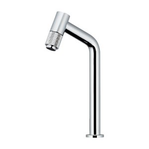 画像: カクダイ 716-080B-CH 水栓金具 立水栓 トール 鎚 90°ハンドル開閉