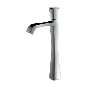 画像: カクダイ 716-360C-CH 水栓金具 立水栓 トール RATONA 90°ハンドル開閉