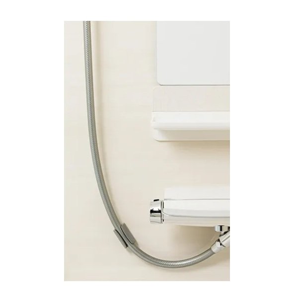 画像2: INAX/LIXIL リクシル SHH-4/N55 システムバス マグネットシャワーホースホルダー グレー (2)