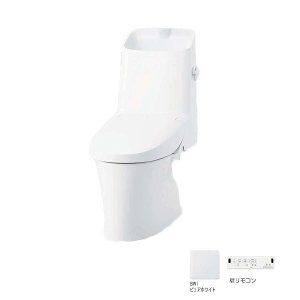画像: INAX/LIXIL [BC-LV20H+DT-LV281H] LVシャワートイレ リトイレ 一体型便器 手洗付 床排水 ピュアホワイト ♪∀