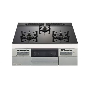 画像: ノーリツ/ハーマン ビルトインコンロ 600ｍｍタイプ Fami ガラストップ オートグリルタイプ 無水両面焼き [N3WV6G プロパン]