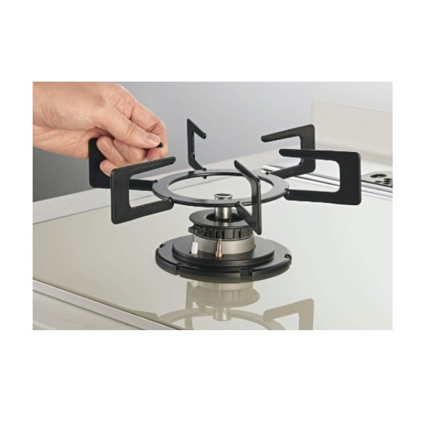 画像3: ノーリツ/ハーマン ビルトインコンロ 600ｍｍタイプ Fami ガラストップ 無水両面焼き [DW32V6WTP1SV 都市ガス] (3)