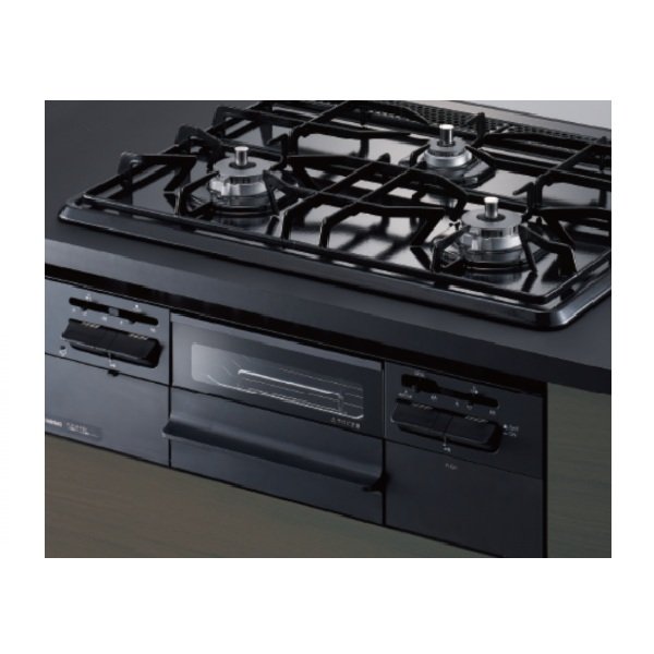 画像2: ノーリツ/ハーマン ビルトインコンロ 600ｍｍタイプ Metal Top ホーロートップ 無水片面・両面焼き 温度調節なしタイプ 単独設置タイプ [DG32T1VQ1SV プロパン] (2)