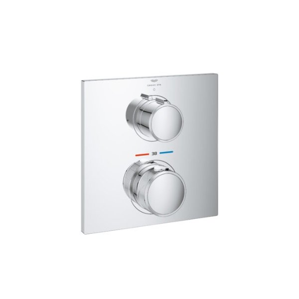 画像1: グローエ 1938020J 浴室用水栓 アリュール サーモスタットシャワー 埋込混合栓 化粧部 (1)