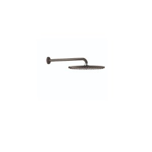 画像: グローエ 26066AL0J シャワー＆シャワーシステム モダン オーバーヘッドシャワー 310mm 壁付けシャ ワーアームセット(ブラッシュドハードグラファイト)