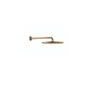 画像: グローエ 26066GN0J シャワー＆シャワーシステム モダン オーバーヘッドシャワー 310mm 壁付けシャ ワーアームセット(ブラッシュドクールサンライズ)