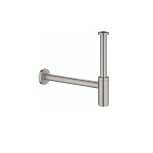 画像: グローエ 28912DC0J パーツ ボトルトラップ1 1/4" (スーパースチール) ※受注生産品 §
