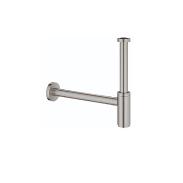 画像1: グローエ 28912DC0J パーツ ボトルトラップ1 1/4" (スーパースチール) ※受注生産品 § (1)