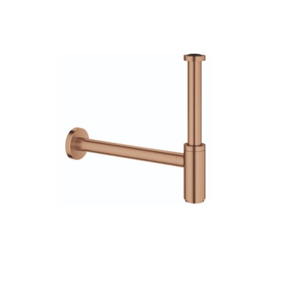 画像1: グローエ 28912DL0J パーツ ボトルトラップ1 1/4" (ブラッシュドウォームサンセット) ※受注生産品 § (1)