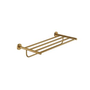 画像: グローエ 40800GN1J アクセサリー エッセンシャル マルチタオルラック (ブラッシュドクールサンライズ)