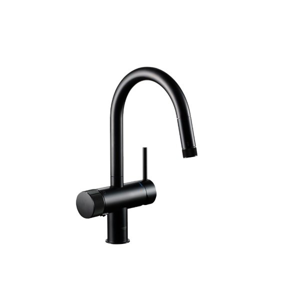 画像1: グローエ JPK61903 キッチン用水栓 ミンタ 浄水器一体型シングルレバー キッチン混合栓(ベルベットブラック) (1)