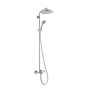 画像: セラトレーディング HG26792C クロマセレクト280 サーモスタット式シャワバス用湯水混合栓(シャワーパイプタイプ) クロム ♪