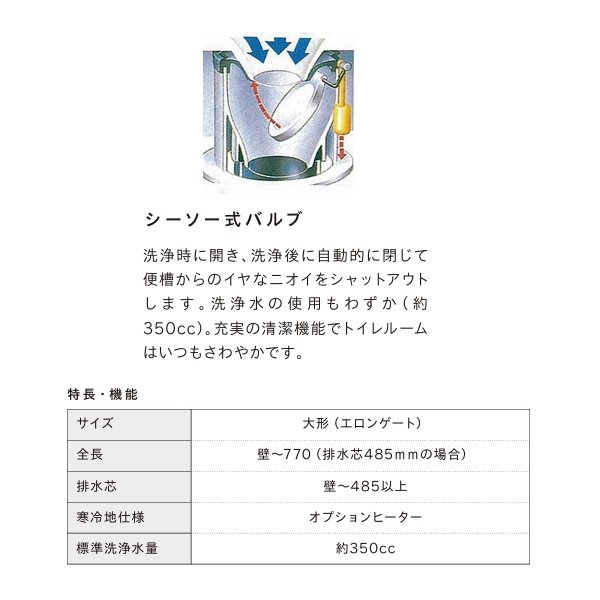 画像3: ジャニス工業 SC97-ST96A-0NE0A-NC822W 便器 + タンク + 普通便座 [SC97 + ST96A-0NE0A + NC822W ] 簡易水洗便器ジャレット 手洗無セット ♪ (3)