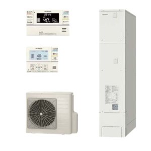 画像: 日立 『BHP-FS46XH+インターホンリモコン+脚カバー』 エコキュート フルオート 薄型タンク 一般地仕様 460L ♪