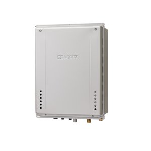 画像: ノーリツ 『GT-CP1672AW-H-1 BL 都市ガス』 ガスふろ給湯器 設置フリー形 スタンダード フルオート エコジョーズ 16号 PS扉内上方排気延長設置形 リモコン別売 ♪