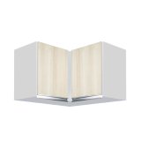 画像: onedo/ワンド/旧マイセット KTD3-45-75HC-RV 木目 KTD3型 隅吊り戸棚 標準仕様 高さ45cm 間口75cm 奥行35.8cm ♪