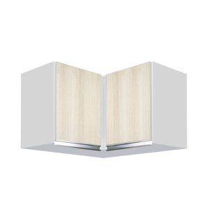 画像: onedo/ワンド/旧マイセット KTD3-45-75HC-RV 木目 KTD3型 隅吊り戸棚 標準仕様 高さ45cm 間口75cm 奥行35.8cm ♪