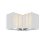 画像: onedo/ワンド/旧マイセット KTD3-50-75HC-RV 木目 KTD3型 隅吊り戸棚 標準仕様 高さ50cm 間口75cm 奥行35.8cm ♪