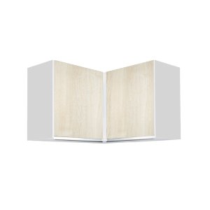 画像: onedo/ワンド/旧マイセット KTD3-60-90HC-RV 木目 KTD3型 隅吊り戸棚 標準仕様 高さ60cm 間口90cm 奥行35.8cm ♪