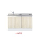 画像: onedo/ワンド/旧マイセット KTD6-85-135DS2-(左/右)-RV 木目 KTD6型 深型 ビルトイン流し台 トップ出し ベースキャビネット 間口135cm 奥行60cm ♪