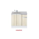 画像: onedo/ワンド/旧マイセット KTD6-85-90DS-(左/右)-RV 木目 KTD6型 深型 組合せ型流し台 トップ出し 一槽流し台 間口90cm 奥行60cm ♪