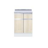 画像: onedo/ワンド/旧マイセット KTD6-85-60T-RV 木目 KTD6型 深型 調理台 間口60cm 奥行60cm ♪