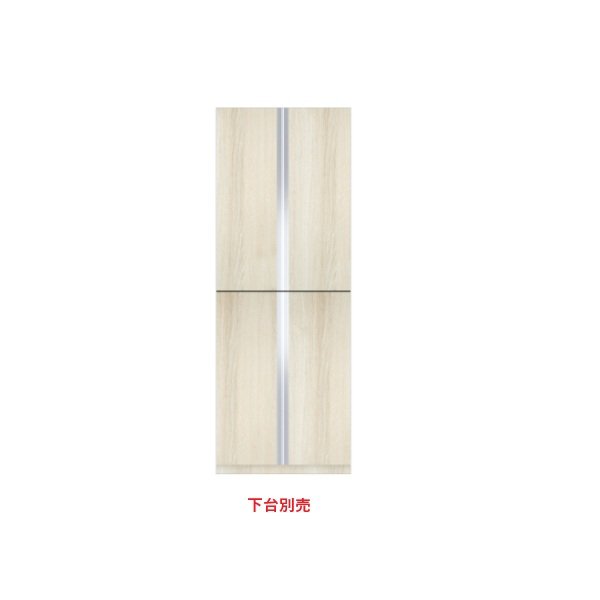 画像1: onedo/ワンド/旧マイセット SHO-80TU-RV 木目 SHO型 玄関収納 トールユニット H220cmタイプ 上台 間口80cm 奥行35.8cm ♪ (1)