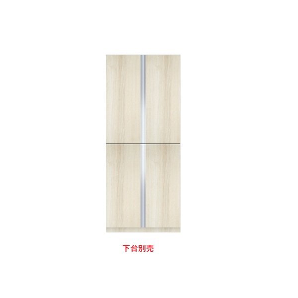 画像1: onedo/ワンド/旧マイセット SHO-90TU-RV 木目 SHO型 玄関収納 トールユニット H220cmタイプ 上台 間口90cm 奥行35.8cm ♪ (1)