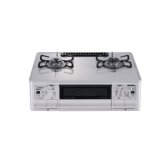 画像: パロマ 『PA-F99WCV-L プロパン』 ガスコンロ GRAND CHEF PREMIUM 左強火力 59cm 2口 水なし両面焼グリル ティアラシルバー ラ・クックグラン同梱