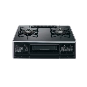 画像: パロマ 『PA-A66WCK-L プロパン』 ガスコンロ S-series 左強火力 59cm 2口 水なし両面焼グリル クリアパールブラック