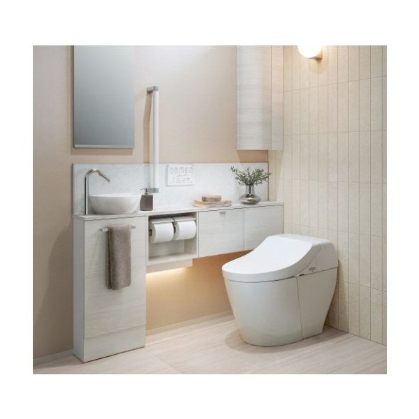 画像2: TOTO CES9C20M(TCF9C20+CS877BM) GGA2 ウォシュレット一体形便器 一般地 床 リモデル対応 排水芯282〜540mm ♪ (2)